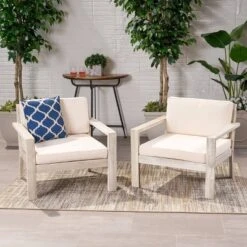 Santa Ana 2pk Acacia Club Accent Chairs Brushed Light Gray - Christopher Knight Home -Knight Outdoor Cheap Store GUEST 009b45a5 5795 4a24 949e d00d92e15867