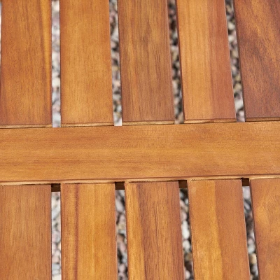 Andora 2pc Acacia Wood Loveseat Set - Brown/Dark Teal - Christopher Knight Home 5 Andora 2pc Acacia Wood Loveseat Set - Brown/Dark Teal - Christopher Knight Home - Image 5