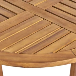 Carina Round Acacia Wood Accent Table - Teak - Christopher Knight Home -Knight Outdoor Cheap Store GUEST 02877a07 b429 4440 93b8 a8415455a765