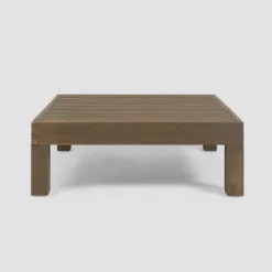 Brava 4pc Acacia Modular Sofa And Table Set - Gray/Dark Gray - Christopher Knight Home 7 Brava 4pc Acacia Modular Sofa And Table Set - Gray/Dark Gray - Christopher Knight Home -Knight Outdoor Cheap Store GUEST 02b38886 adb1 40d9 9c5d 59f1516a1a77