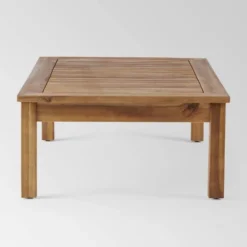 Santa Ana 4pc Acacia Wood Chat Set Teak/Dark Teal - Christopher Knight Home -Knight Outdoor Cheap Store GUEST 03f5ee0e 0362 4dfa 969d 2f507c2b172c