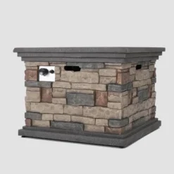 Kaula 5pc Faux Rattan Club Chair & Fire Pit Chat Set - Christopher Knight Home -Knight Outdoor Cheap Store GUEST 04b04b9e 6245 49e7 9798 6f157d6fc911