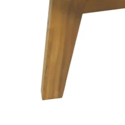 Solano 4pc Outdoor Wooden Chat Set With Rectangular Coffee Table - White/Teak - Christopher Knight Home -Knight Outdoor Cheap Store GUEST 04de3b4e 544a 45ac a315 94ca5d533b8b