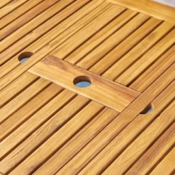 Davenport 7pc Wood & Wicker Expandable Patio Dining Set - Natural/Brown/Cream - Christopher Knight Home -Knight Outdoor Cheap Store GUEST 052fb984 367f 49cc a023 f85652a8f22d 2