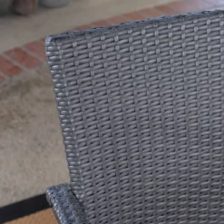 Stamford 5pc Acacia Wood & Wicker Patio Dining Set - Gray - Christopher Knight Home -Knight Outdoor Cheap Store GUEST 09910e28 aff7 4ba4 9068 f0196d04238a