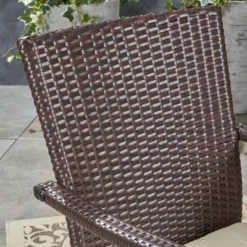 Davenport 9pc Wood & Wicker Expandable Dining Set - Natural/Brown/Cream - Christopher Knight Home -Knight Outdoor Cheap Store GUEST 09bdb0ce 6f44 420a b062 5183d0a84cf7