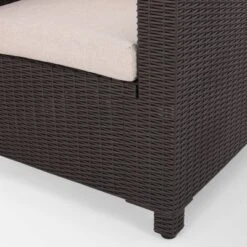 Waverly 2pk Faux Wicker Club Chairs - Brown/Beige - Christopher Knight Home -Knight Outdoor Cheap Store GUEST 0b5400e4 49c5 42f0 bb7a 3030693478ea