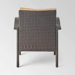 Kahala 5pc Wicker Chat Set With Fire Table - Christopher Knight Home -Knight Outdoor Cheap Store GUEST 0cd8f49a 59b3 4bfc 8b40 ec11ba75bf8d