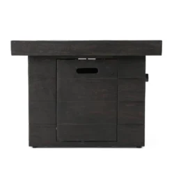 Bedrock 3pc Faux Wicker Chat Set With Fire Pit - Brown/Beige - Christopher Knight Home -Knight Outdoor Cheap Store GUEST 0ce356e3 e27a 4aa5 a674 a368ae87b2aa