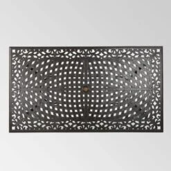 Phoenix Rectangle Cast Aluminum Table - Hammered Bronze - Christopher Knight Home -Knight Outdoor Cheap Store GUEST 117bfe28 aefa 462d ae52 3f098262133e