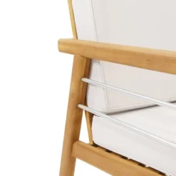 4pk Verdugo Outdoor Acacia Wood 4 Seater Chat Set With Cushions Beige/Teak - Christopher Knight Home -Knight Outdoor Cheap Store GUEST 140dd1a6 284f 4de2 aee7 c6d296655ca5