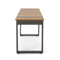 Cibola 3pc Outdoor Aluminum Picnic Set - Natural/Gray - Christopher Knight Home -Knight Outdoor Cheap Store GUEST 14e9674a 7f09 40fa ade9 e57fb73a484d 1