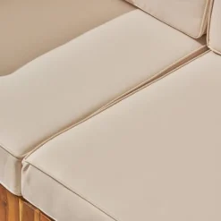 Oana 9pc Acacia Wood U-Shaped Sectional Sofa Set Teak/Beige - Christopher Knight Home 9 Oana 9pc Acacia Wood U-Shaped Sectional Sofa Set Teak/Beige - Christopher Knight Home -Knight Outdoor Cheap Store GUEST 173ad9f7 59aa 4d70 9606 03a55e2a95e0