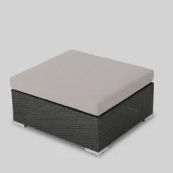 Santa Rosa 9pc Wicker Patio Sectional Sofa Set - Gray/Silver - Christopher Knight Home 15 Santa Rosa 9pc Wicker Patio Sectional Sofa Set - Gray/Silver - Christopher Knight Home -Knight Outdoor Cheap Store GUEST 1abc9c5e bd23 4159 abb9 1c79f05e696f