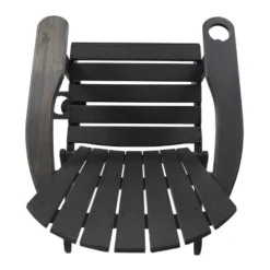 2pk Bellwood Outdoor Acacia Wood Folding Adirondack Chairs Dark Gray - Christopher Knight Home -Knight Outdoor Cheap Store GUEST 21627da4 e42d 43c9 a031 2796e67db6e2