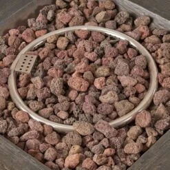 Jennings 5pc Faux Wicker Chat Set With Fire Pit - Brown/Mixed Beige - Christopher Knight Home -Knight Outdoor Cheap Store GUEST 2285b44a 904a 46d6 8911 650de46d4a04