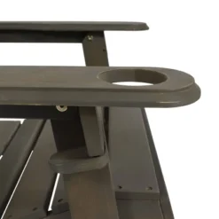 2pk Bellwood Outdoor Acacia Wood Folding Adirondack Chairs Gray - Christopher Knight Home -Knight Outdoor Cheap Store GUEST 2290cdf1 cb4a 4a23 bed3 8cb9e7c44d3c