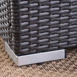 Santa Rosa 9pc Wicker Sectional Sofa Set - Gray/Silver - Christopher Knight Home -Knight Outdoor Cheap Store GUEST 234a7ab3 1743 4c5e 8f5f 7f2c06c78e2f