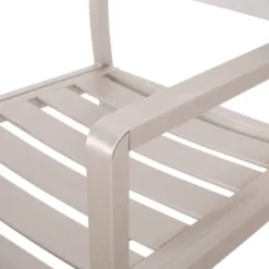 Cape Coral 5pc Aluminum & Tempered Glass Dining Set - Silver - Christopher Knight Home -Knight Outdoor Cheap Store GUEST 25d2c4a8 0aa3 4a69 98e9 bf4ae812d0d1