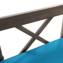 Ottavio Outdoor Acacia Wood Expandable Daybed With Cushions - Dark Teal/Gray - Christopher Knight Home -Knight Outdoor Cheap Store GUEST 28f7a757 3c55 4ee0 88cd d42af2672eb0