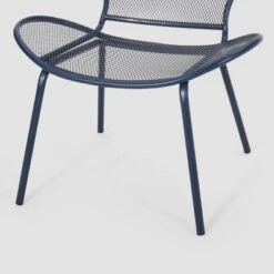 Nevada 2PK Iron Club Chair Matte Navy Blue - Christopher Knight Home 6 Nevada 2PK Iron Club Chair Matte Navy Blue - Christopher Knight Home -Knight Outdoor Cheap Store GUEST 294762d2 6251 42a0 958f 354ae084f7f0