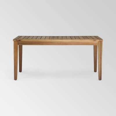 Newbury 4pc Acacia Wood Chat Set - Christopher Knight Home 5 Newbury 4pc Acacia Wood Chat Set - Christopher Knight Home - Image 5