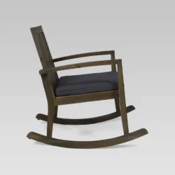 Montrose Acacia Wood Patio Rocking Chair Gray - Christopher Knight Home -Knight Outdoor Cheap Store GUEST 2c1df39a 2c9b 4370 8e70 7f4cafddec0f