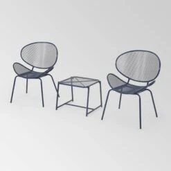 Elloree 3pc Iron Modern Chat Set - Christopher Knight Home -Knight Outdoor Cheap Store GUEST 2c58d362 038a 4d96 9e8a f87a8cc3b0e0