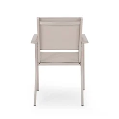 Otero 6pc Outdoor Aluminum Dining Set - Natural/Gray/Silver - Christopher Knight Home -Knight Outdoor Cheap Store GUEST 2f7d9acf fb44 4cba a414 ce9f389739c2