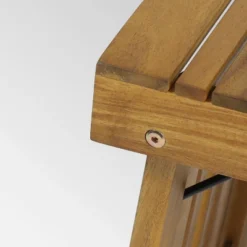Kyoto Acacia Wood Folding Side Table - Teak - Christopher Knight Home -Knight Outdoor Cheap Store GUEST 30b84044 3742 44b3 b696 5dec686f589f