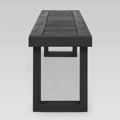 Nestor 6pc Acacia Wood Dining Set - Dark Gray/Light Gray - Christopher Knight Home 3 Nestor 6pc Acacia Wood Dining Set - Dark Gray/Light Gray - Christopher Knight Home - Image 3