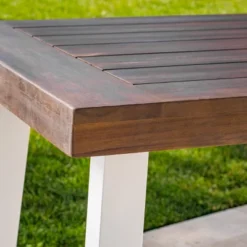 Della Rectangle Acacia Dining Table - Christopher Knight Home -Knight Outdoor Cheap Store GUEST 36c014d7 3e2e 43d6 9127 992b0fd8153b