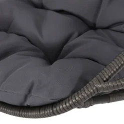 Richards Outdoor/Indoor Wicker Hanging Chair With 8 Foot Chain (No Stand) - Gray/Dark Gray - Christopher Knight Home -Knight Outdoor Cheap Store GUEST 386bc18e 26f2 4de8 ab8a d894e056d7a9