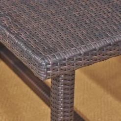 Melville 7pc Wicker Dining Set - Brown - Christopher Knight Home -Knight Outdoor Cheap Store GUEST 393b08a2 095a 4432 8585 691bc8303fe8