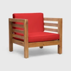 Oana Acacia Wood Club Chair - Christopher Knight Home -Knight Outdoor Cheap Store GUEST 3aafe935 d5c6 4697 af10 085bf025658e
