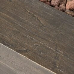 Jennings 5pc Faux Wicker Chat Set With Fire Pit - Brown/Mixed Beige - Christopher Knight Home -Knight Outdoor Cheap Store GUEST 3f90c999 758c 4f44 9f5b 8f34a5fd6135