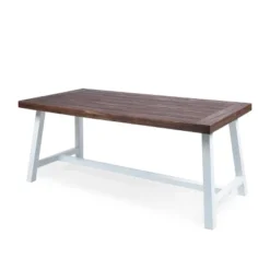 Carlisle Rectangular Acacia Wood Dining Table - Christopher Knight Home -Knight Outdoor Cheap Store GUEST 3fc8fd23 afda 4cff 8918 24612a3afe2d
