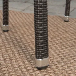 Spencer 7pc Wood & Wicker Dining Set - Brown - Christopher Knight Home -Knight Outdoor Cheap Store GUEST 41d486bd fdf7 4e2c 869b f7f636d62942