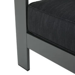 Cape Coral Set Of 4 Aluminum Club Chair - Gray/Dark Gray - Christopher Knight Home -Knight Outdoor Cheap Store GUEST 42fb9e2a 5af5 4f11 987f 95dc3aa7e3f0