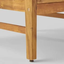 Illona 7pc Acacia Wood V-Shaped Sofa & Square Fire Table Set Teak/Crme/Light Gray- Christopher Knight Home -Knight Outdoor Cheap Store GUEST 43c86d72 a06d 40d5 a9f9 68e441d4e287