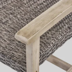 Hampton 5pc Wood & Wicker Club Chair Set With Fire Pit - Christopher Knight Home -Knight Outdoor Cheap Store GUEST 45b742f7 f775 4d20 bc49 3ec1ab4e4b44