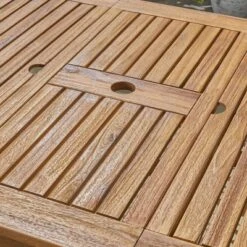 Nestor Acacia Wood Rectangle Expandable Dining Table - Natural - Christopher Knight Home -Knight Outdoor Cheap Store GUEST 45cf2c81 ce53 4eee 806c 80370967fbed