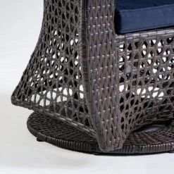 Big Sur Wicker Patio Swivel Chair - Multi-Brown/Navy Blue - Christopher Knight Home 5 Big Sur Wicker Patio Swivel Chair - Multi-Brown/Navy Blue - Christopher Knight Home -Knight Outdoor Cheap Store GUEST 46e2588e e0f3 43bb 9558 90e0a814749b