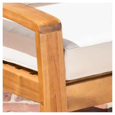 Grenada Set Of 2 Wooden Club Chairs With Cushions - Christopher Knight Home 2 Grenada Set Of 2 Wooden Club Chairs With Cushions - Christopher Knight Home - Image 2