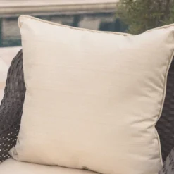 Julian 5pc Faux Wicker Swivel Club Chair & Square Fire Pit Set - Dark Brown/Dark Gray - Christopher Knight Home -Knight Outdoor Cheap Store GUEST 4bd7f21f 7156 4891 ab41 52381b89daf5