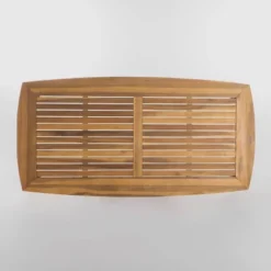 Llando 7-pc Acacia Wood Dining Set - Teak/Blue - Christopher Knight Home -Knight Outdoor Cheap Store GUEST 4cea9ccf 7a0c 4a82 9266 9a45425a2e2b