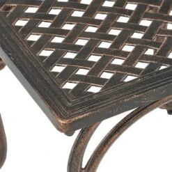 Mckinley Set Of 2 Cast Aluminum Patio End Tables - Copper - Christopher Knight Home -Knight Outdoor Cheap Store GUEST 4e6e1f7c 0098 45db 9720 385d30ca5b34