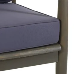 Willowbrook 2pc Acacia Wood Club Chairs - Gray/Dark Gray - Christopher Knight Home -Knight Outdoor Cheap Store GUEST 4eecd3be 355c 46b4 8274 fde20c55bb8e