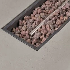 Augusta 5pc Wood & Wicker Chat Set With Fire Pit - Natural/Gray/Light Gray - Christopher Knight Home -Knight Outdoor Cheap Store GUEST 51b713ce 71bb 40b0 bf86 7041c1019344