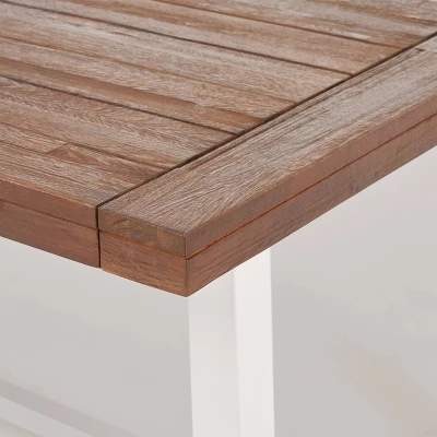 Espanola 9pc Wood And Wicker Dining Set Dark Brown/Multibrown - Christopher Knight Home 4 Espanola 9pc Wood And Wicker Dining Set Dark Brown/Multibrown - Christopher Knight Home - Image 4